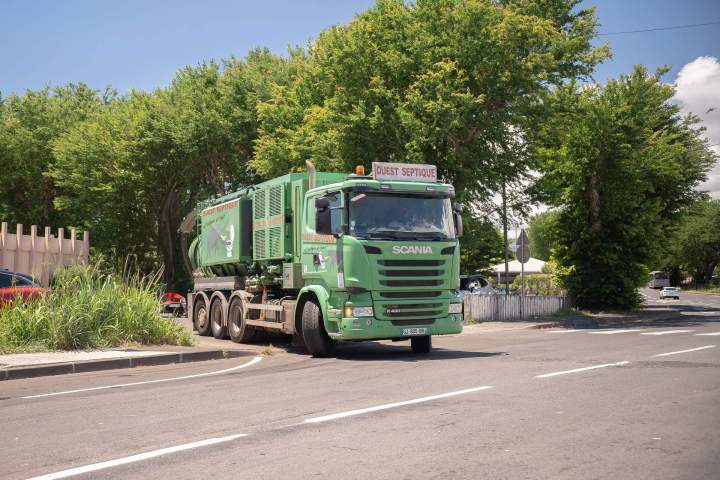 Travaux de vidange fosse septique Île de La Réunion